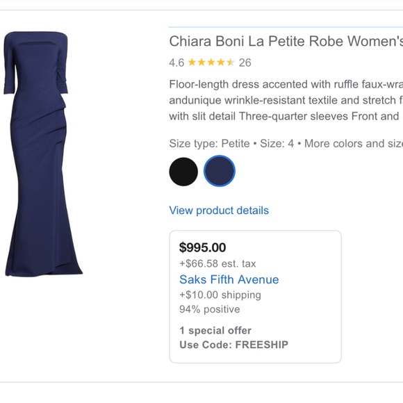 Chiara Boni Dresses & Skirts - Ciara Boni La Petite Robe Kate